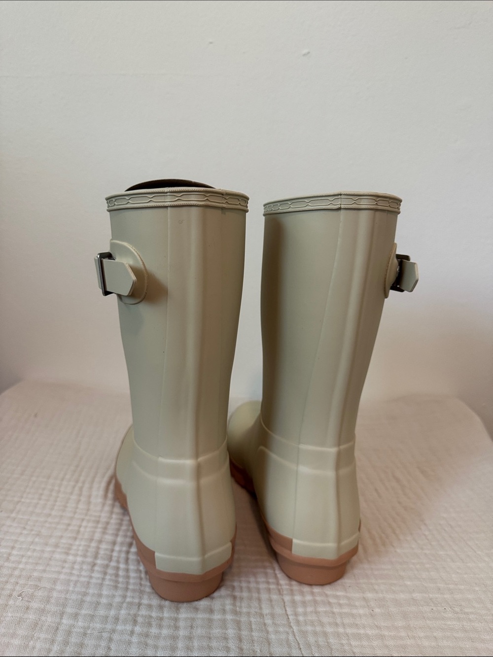 Hunter Cream Rain Boot - Picture 3 of 7